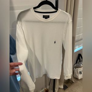 Polo Ralph Lauren men’s waffle knit sleep/lounge shirt. Medium